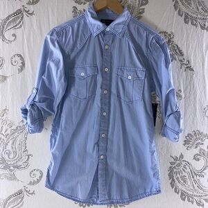 INC INTERNATIONAL CONCEPTS
NEW BUTTON DOWN LONG
SLEEVED SHIRT‎
